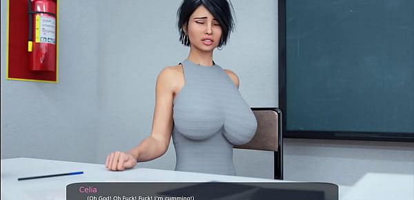  22 - Milfy City - v0.6e - Part 22 - Teacher has huge orgasm before her students (dubbing)